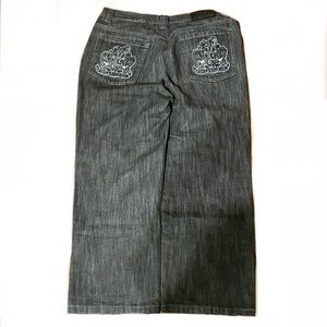 FUBU Size 36 Grey Baggy Jeans